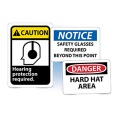 Personal Protection & Fall Hazard Signs