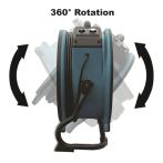 XPOWER X-47ATR 1/3 HP 3600 CFM Variable Speed Sealed Motor Industrial Axial Air Mover