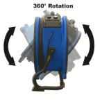 XPOWER X-48ATR 1/3 HP 3600 CFM High Temperature Variable Speed Sealed Motor Industrial Axial Air Mover