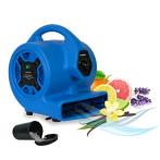 XPOWER P-150N Freshen Aire 500 CFM 3 Speed Scented Mini Mighty Air Mover, Utility Fan, Dryer, Blower with Ionizer