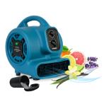 XPOWER P-260NT Freshen Aire 1/5 HP 800 CFM 4 Speed Scented Mini Mighty Air Mover, Utility Fan, Dryer, Blower with Ionizer and Timer