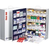 First Aid Only 248OPF 4-Shelf, 150 Person, 1,059 Piece First Aid Station w/20 Pocket Liner