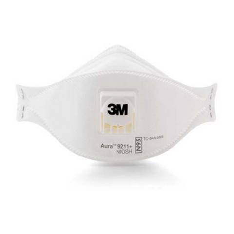 3M™ 9211+ Aura™ Particulate Respirator - 10/Box