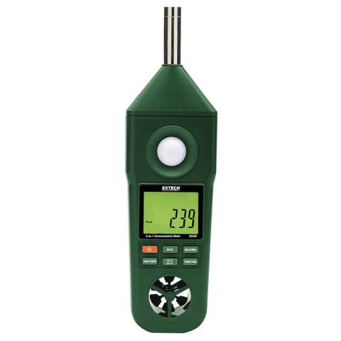 Extech EN300 Hygro-Thermo-Anemometer-Light-Sound Meter