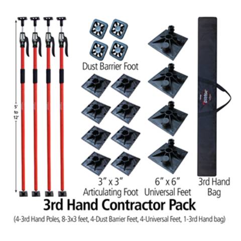 Fast Cap 3-H Contract PK 3rd Hand HD Contractor Pack