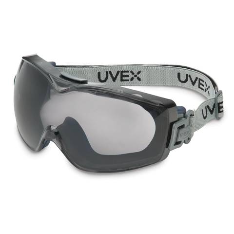 Honeywell S3971HSHW Uvex® Stealth OTG Goggles, Neoprene Headband, Navy Frame, Gray Hydroshield® Lens, 1/Each