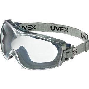 Honeywell S3972DDHW Uvex® Stealth OTG Goggles, Neoprene Headband, Navy Frame, Clear Dura-Streme® Lens, 1/Each