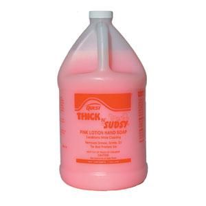 QuestVapco 678415QC Thick N' Sudsy Pink Lotion Hand Soap - 4x1 Gal Case