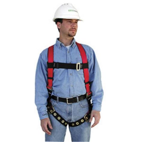 MSA 10033836MSA FP Pro Harness (Vest-Style) w/ Tongue Buckle Leg Straps, Standard