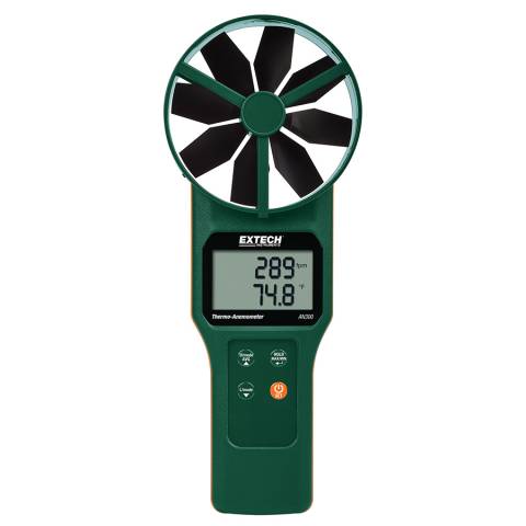 Extech AN300 Large Vane CFM/CMM Thermo-Anemometer