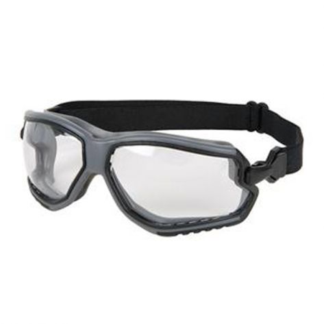 MCR FFG112AFC ForceFlex® Goggles, Gray Frame w/Gray, Anti-Fog Lens