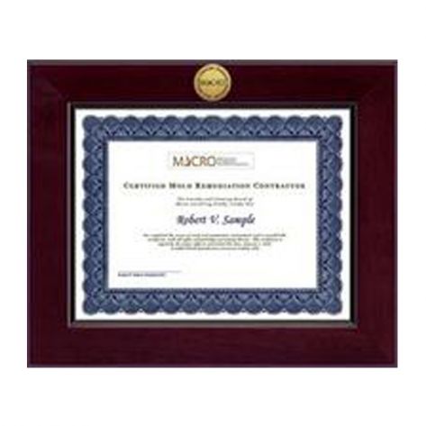 Church Hill Classics 202906 Century Gold Engraved Certificate Frame in Cordova