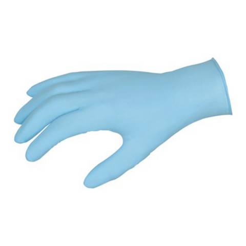 MCR Safety® 6001LMG DuraShield® Disposable Nitrile Gloves, Powder-Free, Large, Blue, 10 Boxes/100 ea