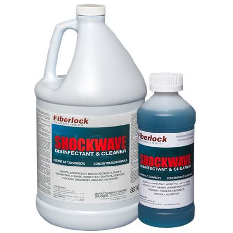 Fiberlock 8310-1-C4-36 ShockWave Disinfectant/Sanitizer (CONC) 1 Gal (4/Case) - 36 Cases/Pallet