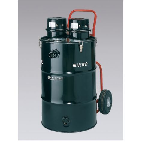 Nikro Industries HD55230 55 Gallon Dual Motor HEPA Vacuum (Dry)