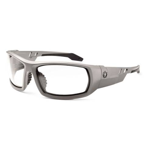 Ergodyne® 50103EG Skullerz® Odin Eyewear, Gray Frame, Clear Anti-Fog Lens