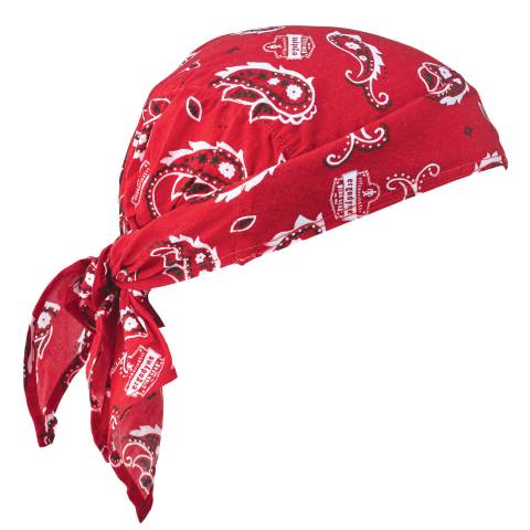 Ergodyne® 12325EG Chill-Its® 6710 Evaporative Cooling Triangle Hat - Red Western