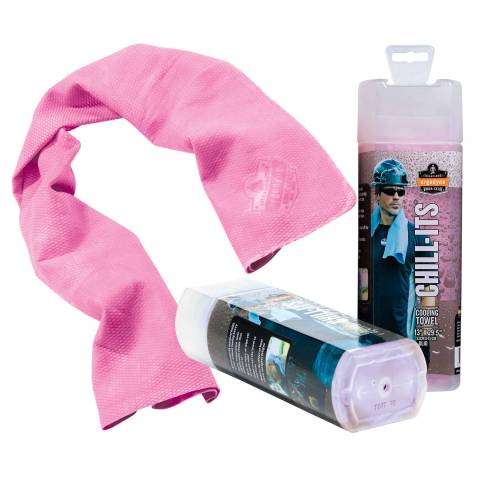 Ergodyne® 12437EG 6602 Chill-Its® Evaporative Cooling Towel - Pink