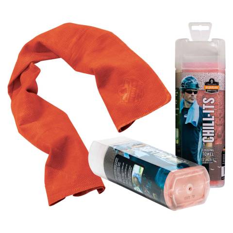 Ergodyne® 12435EG 6602 Chill-Its® Evaporative Cooling Towel - Orange