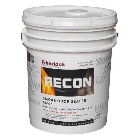 Fiberlock 3091-5 RECON Smoke Odor Sealer - Clear, 5 Gal