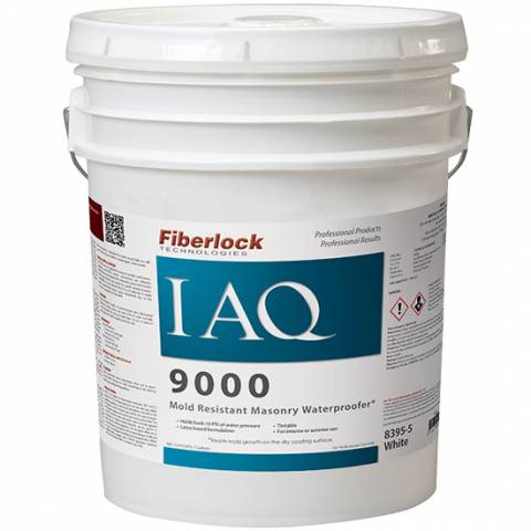 Fiberlock IAQ 9000 Mold Resistant* Waterproofer - White - 5 Gal