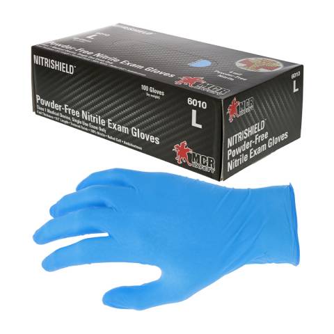 MCR 6010 NitriShield® Disposable Nitrile Gloves, 4 mil