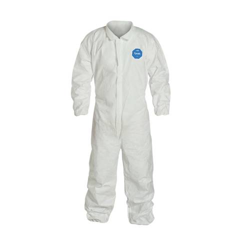 DuPont™ TY125S-L Tyvek® 400 Coverall - L, 25/Case