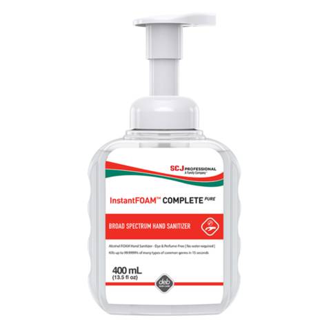 SC Johnson IFC400ML InstantFOAM™ Complete PURE Broad-Spectrum Alcohol Instant Hand Sanitizer