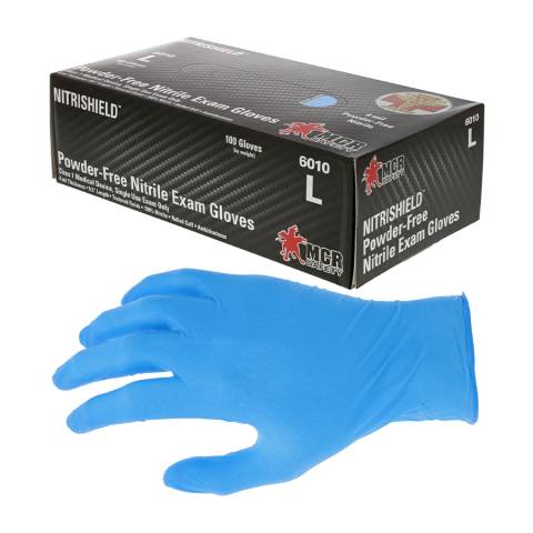MCR 6010XL NitriShield® Disposable Nitrile Gloves, 4 mil