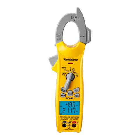 Fieldpiece SC480-600A Clamp Meter Dual Display