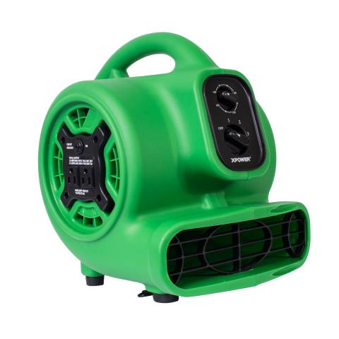 XPOWER P-230AT-Green 1/4 HP 925 CFM Multi-Purpose Mini Mighty Air Mover - Green