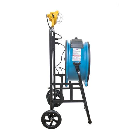Trolley Radiator Fan XPOWER FA-420K6-Blue Warehouse/Dock Cooling Fan Kit, L-30 LED Spotlight ...