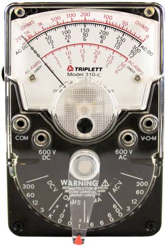 Triplett 3022 Model 310-C Analog Meter