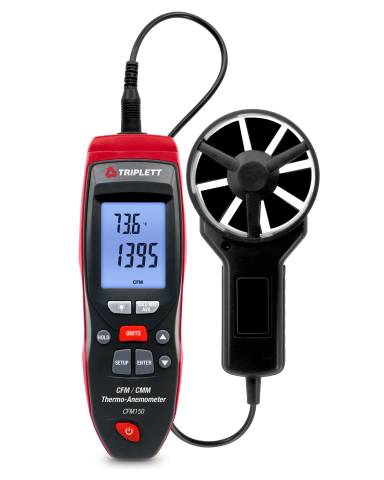 Triplett CFM150 CFM/CMM Thermo-Anemometer + RH