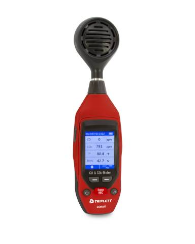 Triplett GSM350 Carbon Monoxide/Carbon Dioxide IAQ Meter with Memory