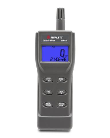 Triplett GSM450 Carbon Monoxide/Carbon Dioxide IAQ Meter