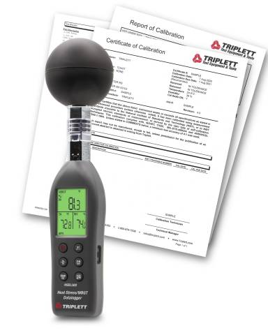 Triplett HSDL300-NIST Heat Stress  Index/ WBGT Datalogger