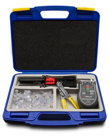 Triplett HS-TK GEM Electronics High-Speed, Pass-Thru RJ45 Tool Kit - (HS-TK)