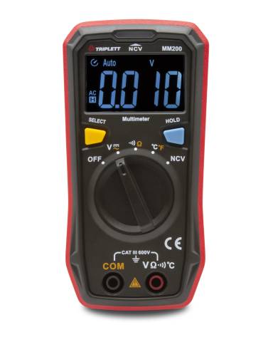 Triplett MM200 Compact Multimeter with EBTN display