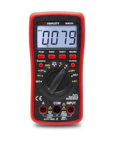 Triplett MM350 True RMS Auto Ranging Digital Multimeter