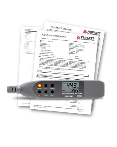 Triplett RHT05-NIST Hygro-Thermometer Pen with Dew Point and Wetbulb and Cert. of Traceability to NIST