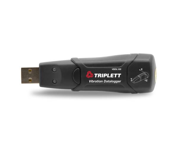 Triplett VBDL100-NIST 3-Axis Vibration Datalogger w/ Certificate of Traceability to NIST