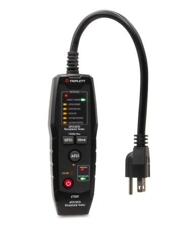 Triplett ET550 AFCI/GFCI Receptacle Tester