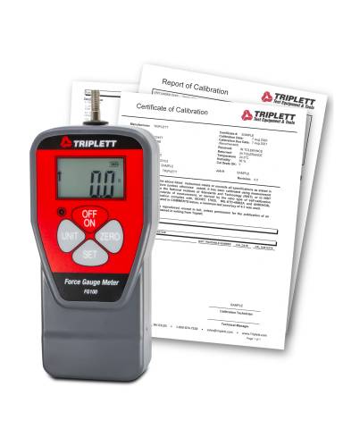 Triplett FG100-NIST Digital Force Gauge (100lbs) with Certificate of Traceability to NIST
