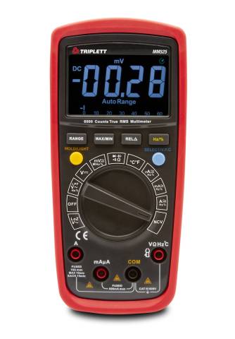 Triplett MM525 True RMS Multimeter with LPF and LoZ, EBTN display, Bargraph
