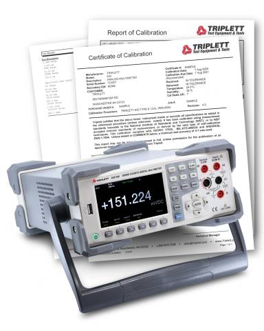 Triplett MM750B-NIST MM750B Benchtop Digital Multimeter with Certificate of Traceability to N.I.S.T.