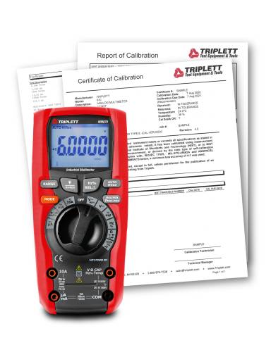 Triplett MM870-NIST MM870 Precision Multimeter with Certificate of Traceability to N.I.S.T.