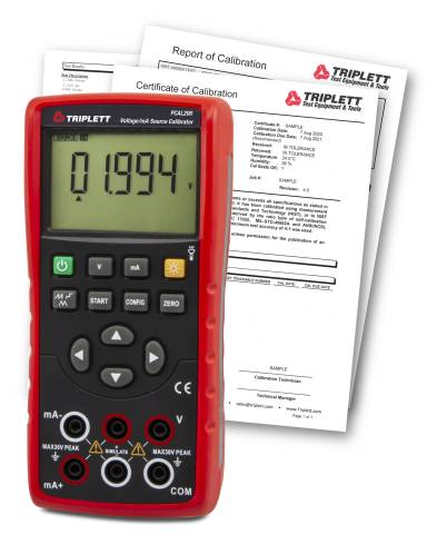 Triplett PCAL200-NIST Voltage and Current Source Calibrator w/ Certificate of Traceability to NIST