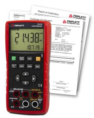 Triplett PCAL300-NIST Loop Process Calibrator w/ Certificate of Traceability to NIST