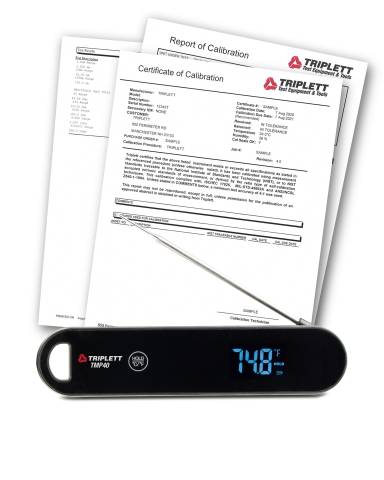Triplett TMP40-NIST Digital Food Thermometer with Certificate of Traceability to NIST